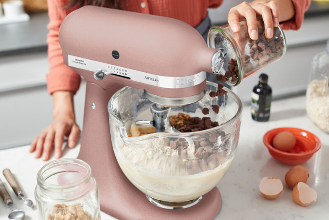 KitchenAid 4,8 L 5KSM185 Artisan Küchenmaschine Pastalover 3er Nudelwalzenset