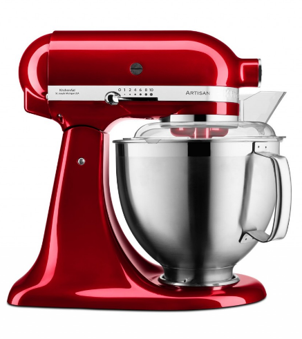 KitchenAid 4,8 L 5KSM185 Artisan Küchenmaschine Icelover Eiszubereiter 5KSMICM