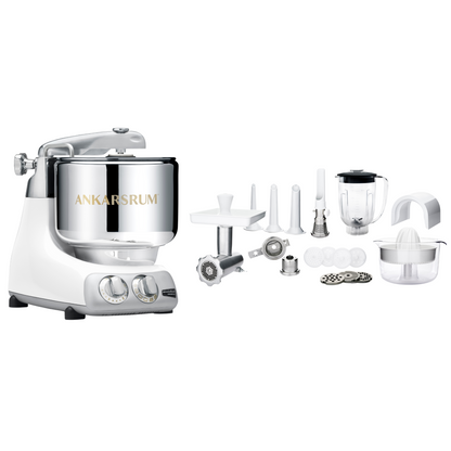 Ankarsrum Küchenmaschine Allrounderset mit Deluxe Zubehörset