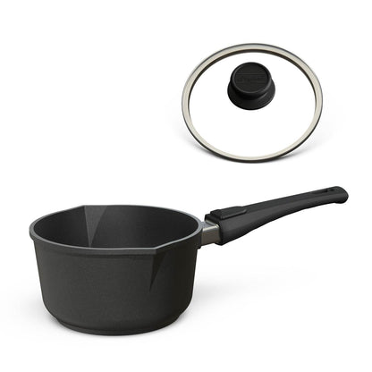 Aluguss Stielkasserolle mit abnehmbarem Stiel Ø 18 cm
