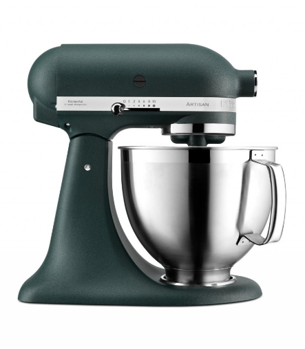 KitchenAid 4,8 L 5KSM185 Artisan Küchenmaschine Meatlover Metallfleischwolf 5KSMMGA Gr. 8